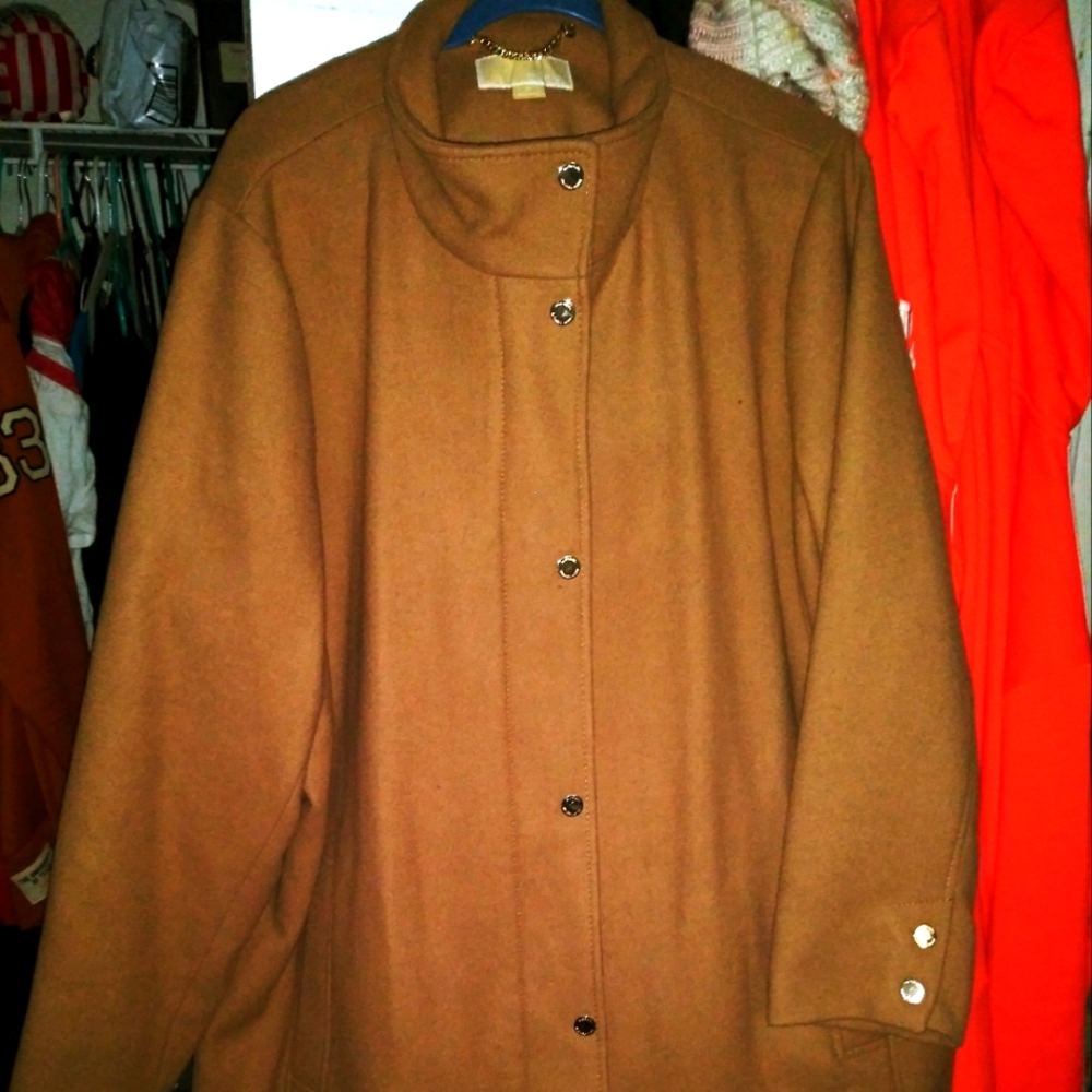 Michael kors coat camel womens 3x